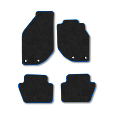 Car Mat Co Volvo V70 1996-2001 Car Mats Blue Trim Carpet Tailored Fit Easy Clean With Clips from B&Q
