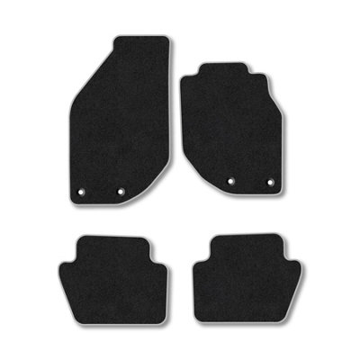 Car Mat Co Volvo V70 1996-2001 Car Mats Grey Trim Carpet Tailored Fit Easy Clean With Clips from B&Q