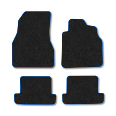 Car Mat Co Renault Megane Cc 2002-2008 Car Mats Blue Trim Carpet Tailored Fit Easy Clean from B&Q