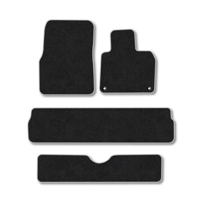 Car Mat Co Renault Espace 2003-2012 Car Mats Grey Trim Carpet Tailored  Easy Clean Clips from B&Q