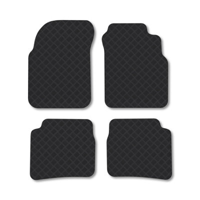 Car Mat Co Nissan Qx (1995-2003) Rubber Car Mats Heavy-Duty Tailored Fit from B&Q