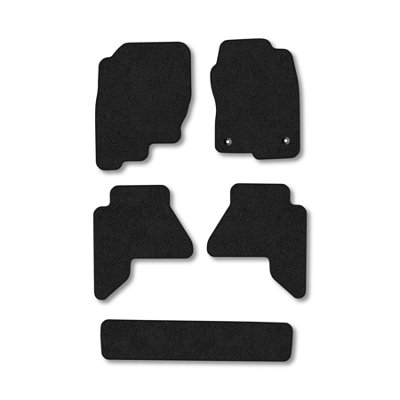 Car Mat Co Nissan Pathfinder 2010-2014 Car Mats Black Carpet Tailored  Easy Clean Clips from B&Q