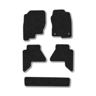Car Mat Co Nissan Pathfinder 2010-2014 Car Mats Grey Trim Carpet Tailored Fit Easy Clean from B&Q