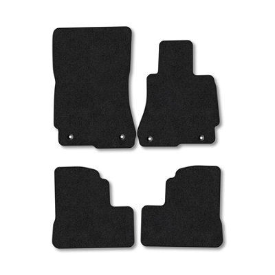 Car Mat Co Mercedes S-Class 2006-2013 (W221) (Swb) Car Mats Black Carpet Tailored Fit from B&Q