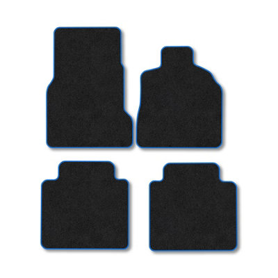 Car Mat Co Mercedes A-Class 2000-2005 (W168) (Lwb) Car Mats Blue Trim Carpet Tailored Fit from B&Q