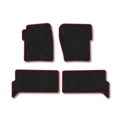 Car Mat Co Land Rover Discovery 2 1998-2004 Car Mats Red Trim Carpet Tailored  Easy Clean from B&Q