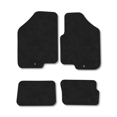 Car Mat Co Kia Soul (2008-2011) Car Mats Black Carpet Tailored Fit Easy Clean With Clips from B&Q