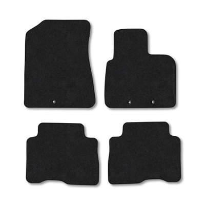 Car Mat Co Kia Sorento 2012-2015 (5 Seat) Car Mats Black Carpet Tailored Fit Easy Clean from B&Q