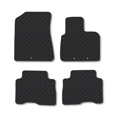 Car Mat Co Kia Sorento (2012-2015) (5 Seat) Rubber Car Mats Heavy-Duty Tailored Fit from B&Q