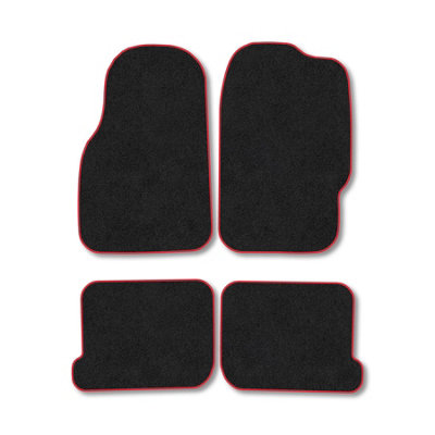 Car Mat Co Honda Cr-X 1983-1991 Car Mats Red Trim Carpet Tailored Fit Easy Clean from B&Q