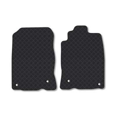 Car Mat Co Honda Cr-Z (2010-2016) Rubber Car Mats Heavy-Duty Tailored Fit With Clips from B&Q