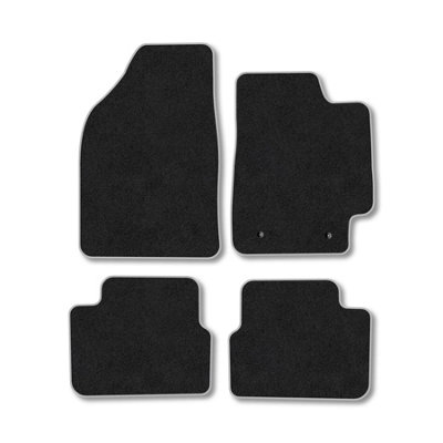 Car Mat Co Fiat Bravo (2007+) Car Mats Grey Trim Carpet Tailored Fit Easy Clean With Clips from B&Q
