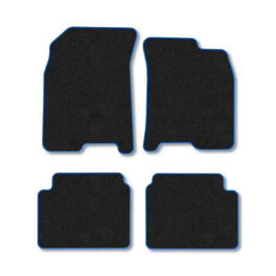 Car Mat Co Chevrolet Kalos 2008-2011 Car Mats Blue Trim Carpet Tailored Fit Easy Clean from B&Q