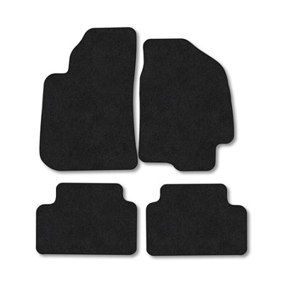 Car Mat Co Chevrolet Lanos 1997-2004 Car Mats Black Carpet Tailored  Easy Clean Clips from B&Q