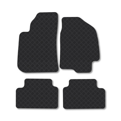 Car Mat Co Chevrolet Lanos (1997-2004) Rubber Car Mats Heavy-Duty Tailored Fit from B&Q