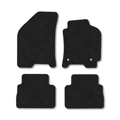 Car Mat Co Chevrolet Nubira 2003-2005 Car Mats Black Carpet Tailored  Easy Clean Clips from B&Q