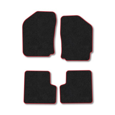 Car Mat Co Daihatsu Sirion 2005-2010 Car Mats Red Trim Carpet Tailored  Easy Clean Clips from B&Q