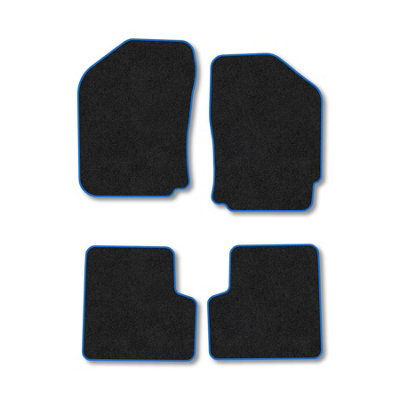 Car Mat Co Daihatsu Sirion 2005-2010 Car Mats Blue Trim Carpet Tailored Fit Easy Clean from B&Q