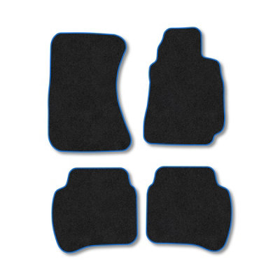 Car Mat Co Daihatsu Terios 1997-2006 Car Mats Blue Trim Carpet Tailored Fit Easy Clean from B&Q