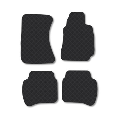 Car Mat Co Daihatsu Terios (1997-2006) Rubber Car Mats Heavy-Duty Tailored Fit from B&Q