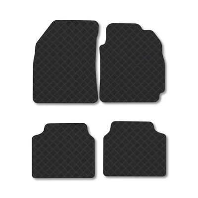 B&Q -  Hyundai Sonata (1998-2004) Rubber Car Mats Heavy-Duty Tailored Fit
