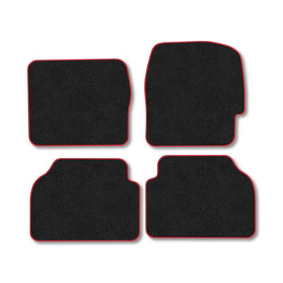 Car Mat Co Mazda Premecy 1999-2004 Car Mats Red Trim Carpet Tailored  Easy Clean Clips from B&Q