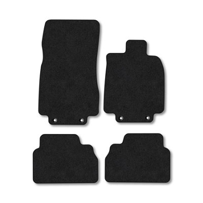 Car Mat Co Mercedes S-Class 2000-2006 (W220) (Swb) Car Mats Black Carpet Tailored Fit from B&Q