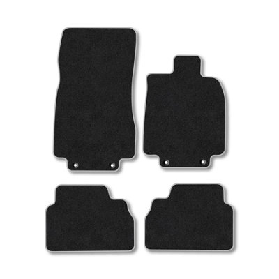 Car Mat Co Mercedes S-Class 2000-2006 (W220) (Swb) Car Mats Grey Trim Carpet Tailored Fit from B&Q