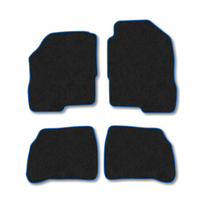 Car Mat Co Mitsubishi Carisma 1999-2004 Car Mats Blue Trim Carpet Tailored Fit Easy Clean from B&Q