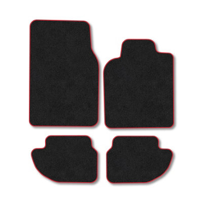 Car Mat Co Porsche 924 1976-1988 Car Mats Red Trim Carpet Tailored  Easy Clean Clips from B&Q