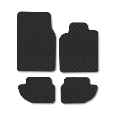 Car Mat Co Rubber Car Mats For Porsche 924 (1976-1988) Tailored Fit Heavy-Duty Waterproof from B&Q