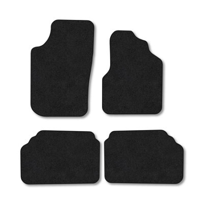 Car Mat Co Renault Scenic 1999-2006 Car Mats Black Carpet Tailored  Easy Clean Clips from B&Q