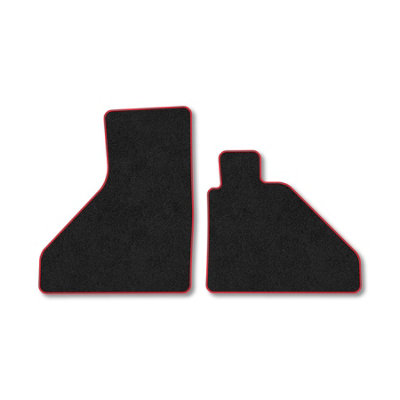 B&Q -  Ferrari 512 1984-1996 Car Mats Red Trim Carpet Tailored  Easy Clean Clips
