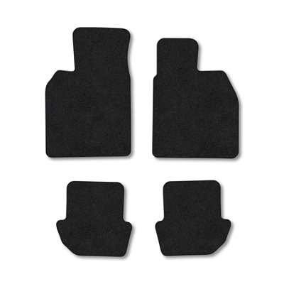 B&Q -  Ferrari Mondial 1980-1993 Car Mats Black Carpet Tailored  Easy Clean Clips
