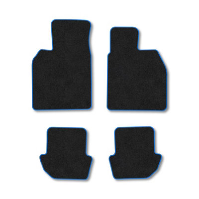B&Q -  Ferrari Mondial 1980-1993 Car Mats Blue Trim Carpet Tailored Fit Easy Clean