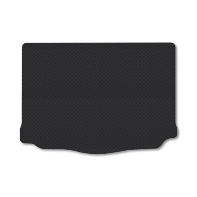 Car Mat Co Fully Tailored Boot Car Mat Fits Fiat Punto 1999-05 Black 1Pc Rubber Mat Liner from B&Q