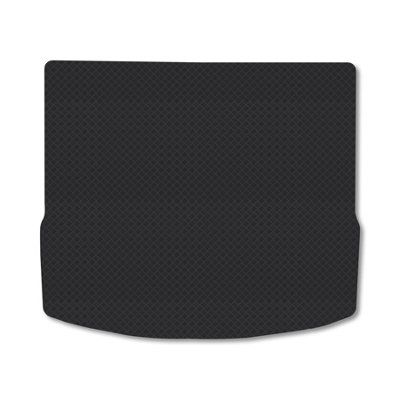 Car Mat Co Fully Tailored Boot Mat Fits Ford Focus 2011-18 (Estate) Black Rubber Mat Liner from B&Q