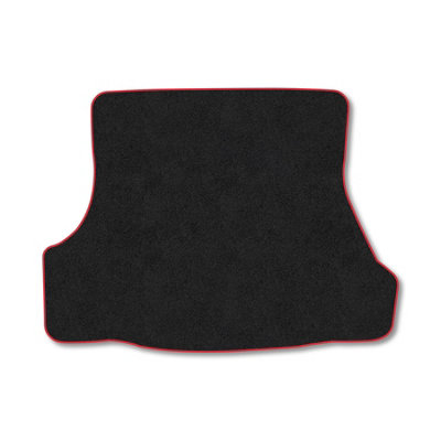 Car Mat Co Carpet Boot Liner Compatible With Ford Mondeo (2006-2014) (Saloon) Red Trim Carpet Tailored Fit 550Gsm Protector Boot Mat from B&Q