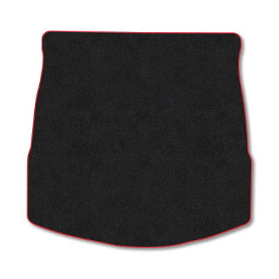 Car Mat Co Carpet Boot Liner Compatible With Ford Mondeo 2013 On (Hatchback) Red Trim Carpet Tailored Fit 550Gsm Protector from B&Q