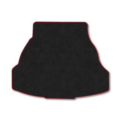 Car Mat Co Carpet Boot Liner Compatible With Honda Accord (2008-2015) (Saloon) Red Trim Carpet Tailored Fit 550Gsm Protector Boot Mat from B&Q