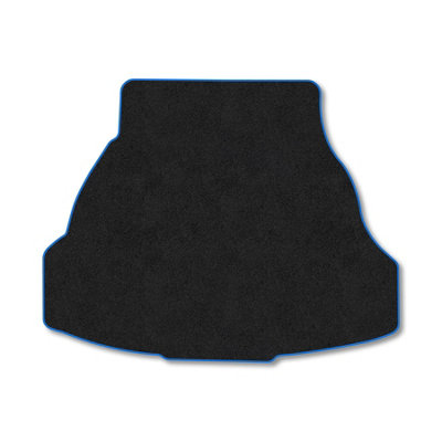 Car Mat Co Carpet Boot Liner Compatible With Honda Accord (2008-2015) (Saloon) Blue Trim Carpet Tailored Fit 550Gsm Protector Boot Mat from B&Q