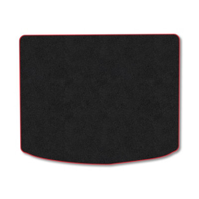 Car Mat Co Carpet Boot Liner Compatible With Honda Civic (2006-2012) (Hatchback) Red Trim Carpet Tailored Fit 550Gsm Protector Boot Mat from B&Q