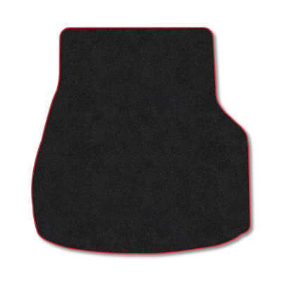 Car Mat Co Carpet Boot Liner Compatible With Jaguar Xf (2008-2015) (Saloon) Red Trim Carpet Tailored Fit 550Gsm Protector Boot Mat Anti-Slip from B&Q
