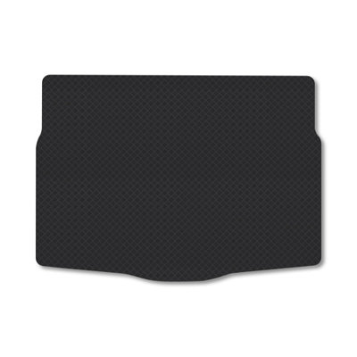Car Mat Co Tailored Boot Mat Fits Kia Cee'd 2012-18 (Hatchback) Black Rubber Mat Liner from B&Q