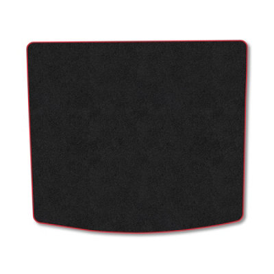 B&Q -  Carpet Boot Liner Compatible With Land Rover Freelander (2006-2013) Red Trim Carpet Tailored Fit 550Gsm Protector Boot Mat
