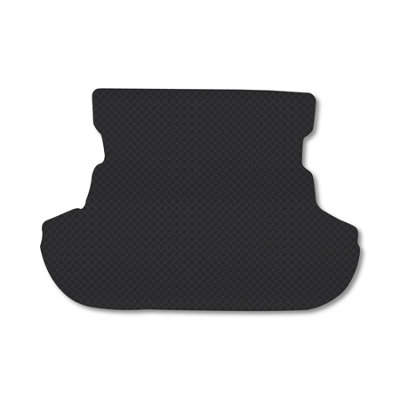 Car Mat Co Fully Tailored Boot Mat Fits Mitsubishi Outlander 2007-13 Black Rubber Mat Liner from B&Q