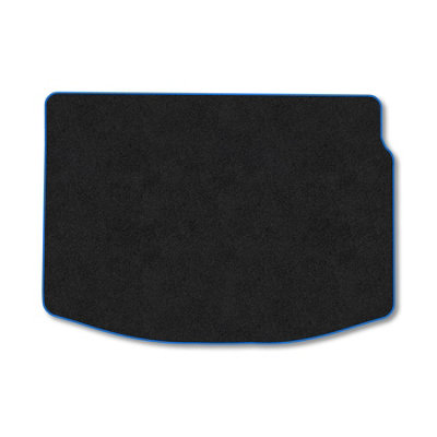 Car Mat Co Carpet Boot Liner Compatible With Renault Megane (2009-2016) Blue Trim Carpet Tailored Fit 550Gsm Protector Boot Mat Anti-Slip from B&Q