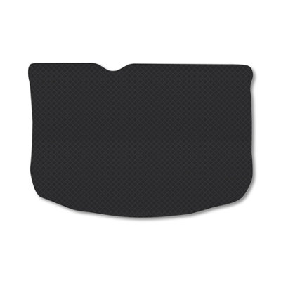 B&Q -  Fully Tailored Boot Car Mat Fits Citroen C3 2003-09 Black 1Pc Rubber Mat Liner