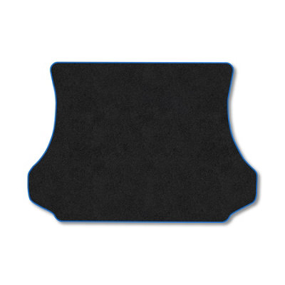 Car Mat Co Carpet Boot Liner Compatible With Hyundai Santa Fe (2001-2006) Blue Trim Carpet Tailored Fit 550Gsm Protector Boot Mat Anti-Slip from B&Q