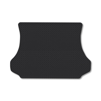 Car Mat Co Fully Tailored Boot Mat Fits Hyundai Santa Fe 2001-06 Black Rubber Mat Liner from B&Q